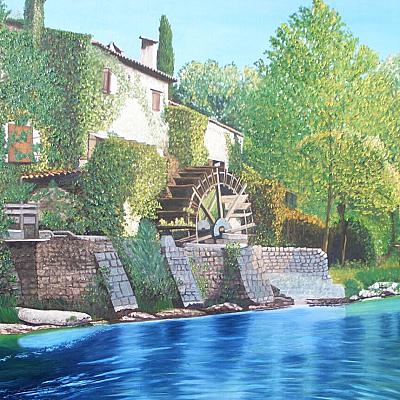 Sur les berges du Loup...